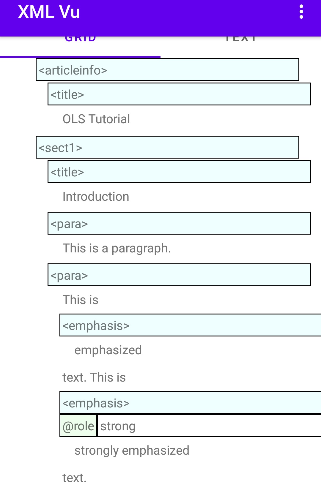 Free XML Editor for Android